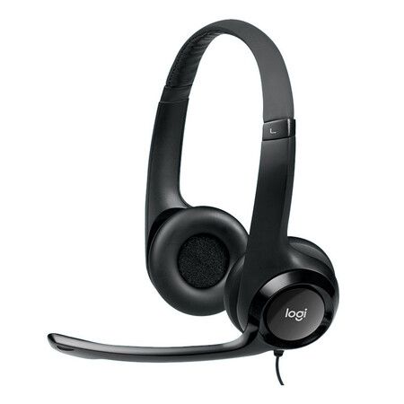 Logitech H390 USB Headset with Microphone Comfortable Noise Cancelling Office Call Centre Laptop Webinar Use