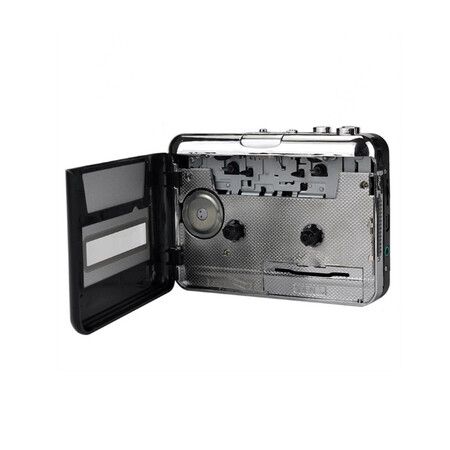 Portable Tape Player Captures MP3 Audio Music Via USB Compatible with Laptops and Personal Computers Converts Cassettes