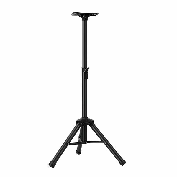 Floor Speaker Stand Tripod Bracket Folding Portable Adjustable Rotatable Heavy Duty Iron 99 to 176cm Height Rubber Capped Feet