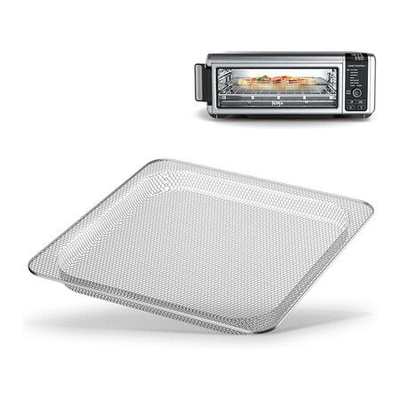 Foodi Replacement Tray for Ninja, Original Replacement Baking Trays for NINJA SP100 SP101 Foodi Digital Air Fryer Oven, Mesh Basket, Ideal Accessories for Air Frying and Dehydrating (For SP100 Series)