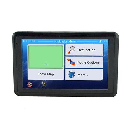 5 inch GPS Navigation for RV Car, Universal 5 Inch Touch Screen Car Navigator GPS Navigation DDR256M 8G MP3 FM