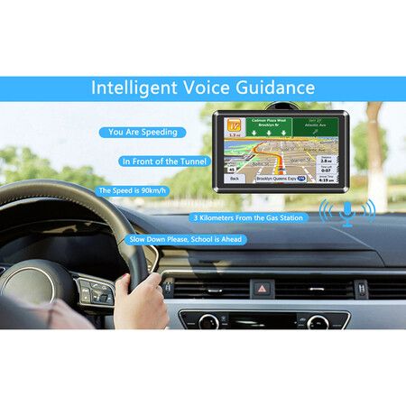 5 inch GPS Navigation for RV Car, Universal 5 Inch Touch Screen Car Navigator GPS Navigation DDR256M 8G MP3 FM