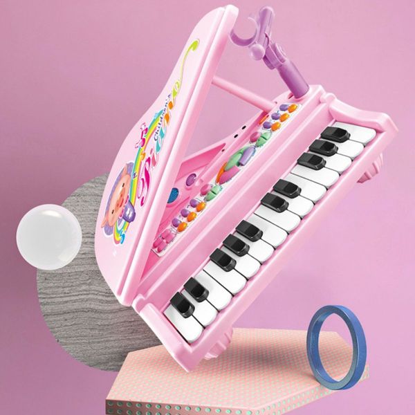 GOMINIMO Kids Piano Keyboard Music Toys (Pink) GO-MAT-106-XC