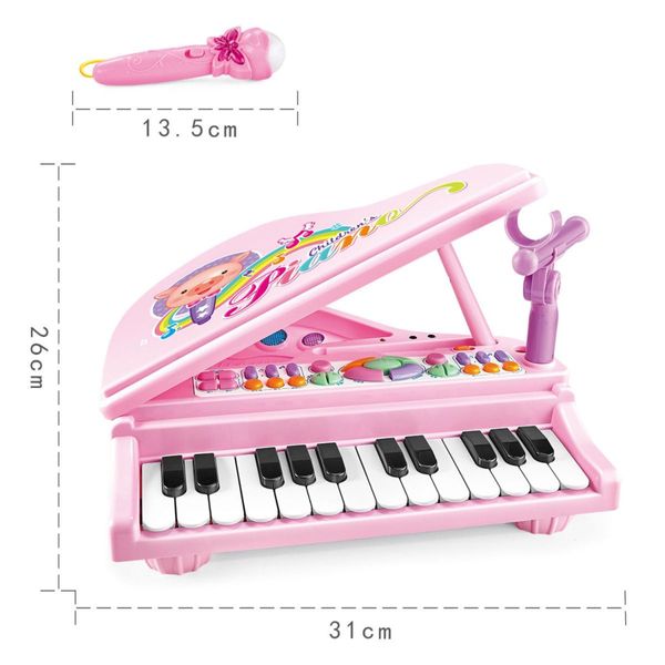 GOMINIMO Kids Piano Keyboard Music Toys (Pink) GO-MAT-106-XC