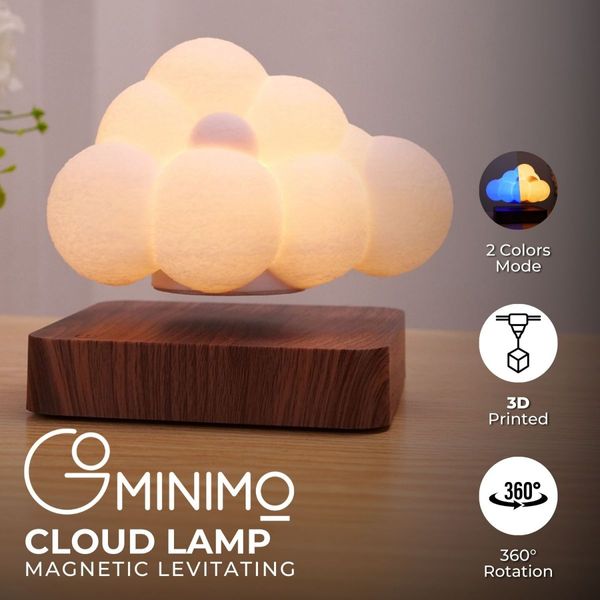 GOMINIMO Magnetic Levitating Cloud (Dark Brown Base) GO-MLP-111-HCNT