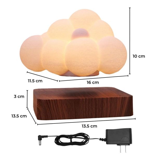 GOMINIMO Magnetic Levitating Cloud (Dark Brown Base) GO-MLP-111-HCNT