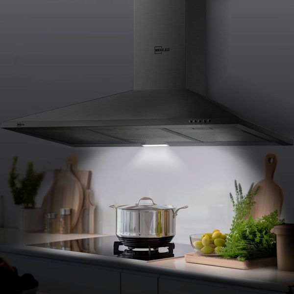 MIRAKLASS Pyramid Rangehood 90cm MK-RH-0690S-TD