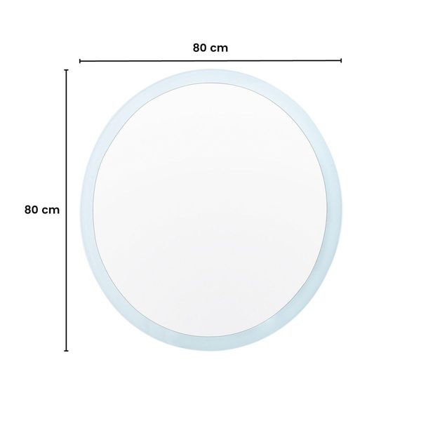 GOMINIMO LED Mirror 800mm Round GO-BM-101-JR