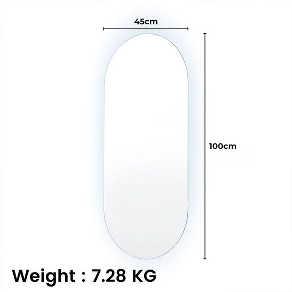 GOMINIMO LED Mirror 1000mm Oval GO-BM-102-JR