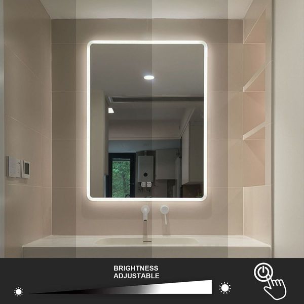 GOMINIMO LED MIrror 1000mm Rectangle GO-BM-100-JR