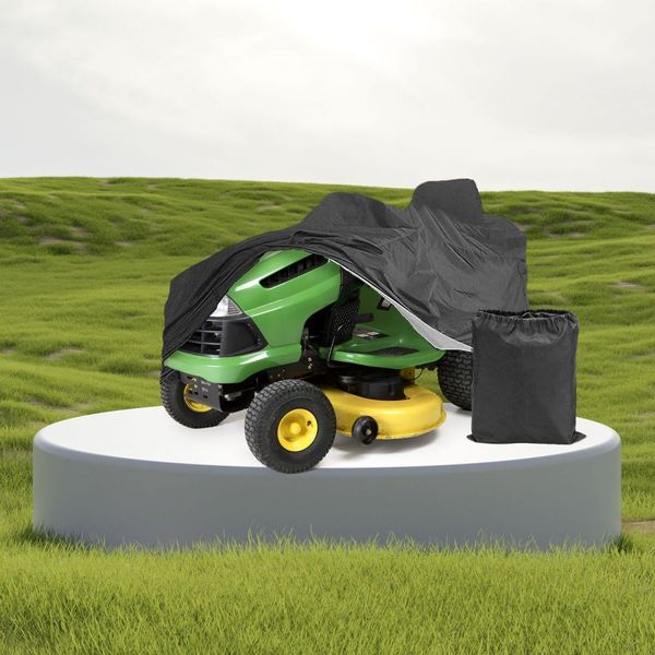 NOVEDEN Waterproof Lawn Mower Cover with Storage Bag (180?140?115cm)