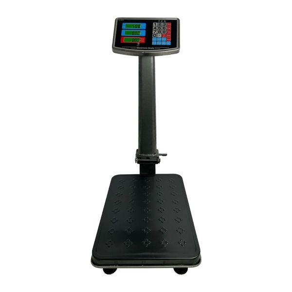 RYNOMATE Heavy-Duty Commercial Platform Scales 150KG (Black)