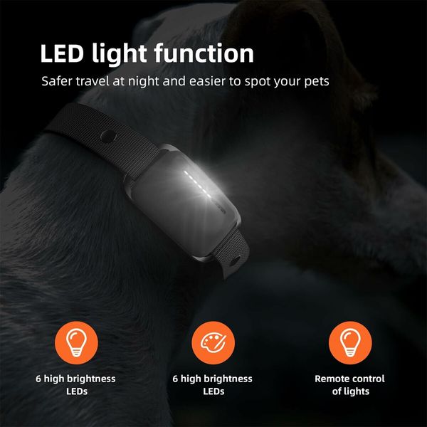 Recording Dog Shock Collar Waterproof Rechargeable E-Collar for Dogs with 16 Levels Beep Vibration Shock  with Remote NO Electrical shockShock