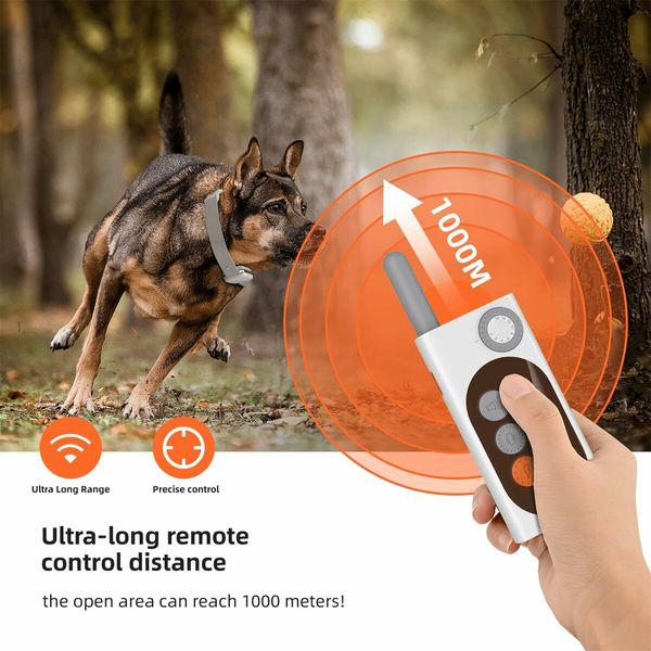 Recording Dog Shock Collar Waterproof Rechargeable E-Collar for Dogs with 16 Levels Beep Vibration Shock  with Remote NO Electrical shockShock