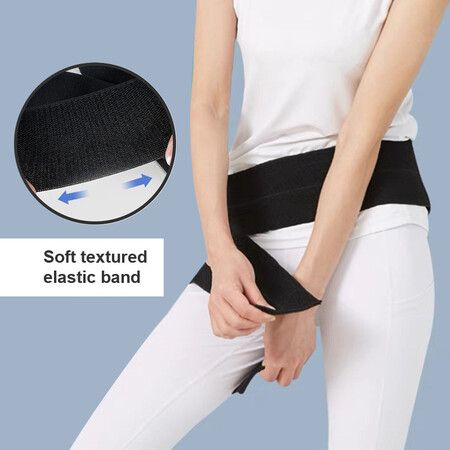 Fitness Leg Protector Groin Strap Hip Protector Weight Lifting Thigh Protector Perforated Breathable Hip Strap (Size: Large), Hip:40in(102cm), Thigh:26in(66cm)