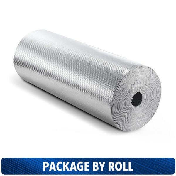 Foil Heat Barrier Shield Air Roof Wall Floor Attic Loft Cell Insulation Rolls Ceiling Window Aluminium 6mm XPE 30sq m