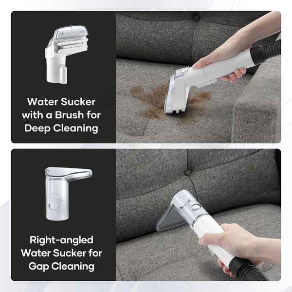 Carpet Upholstery Cleaner Sofa Spot Rug Stain Remover Mattress Car Seat Slate Fabric Lounge Deep Cleaning Machine Portable