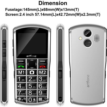 4G Big Button Cell Phone for Elderly with 2MP Camera