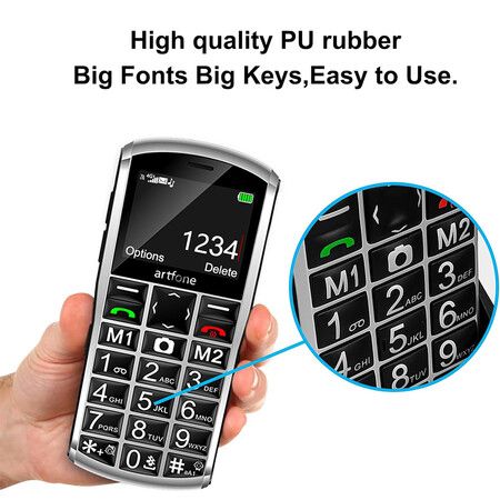 4G Big Button Cell Phone for Elderly with 2MP Camera