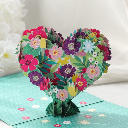 3d Gift Card LOVE Flower