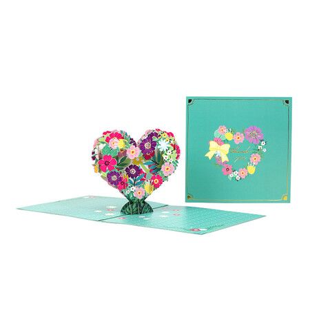 3d Gift Card LOVE Flower