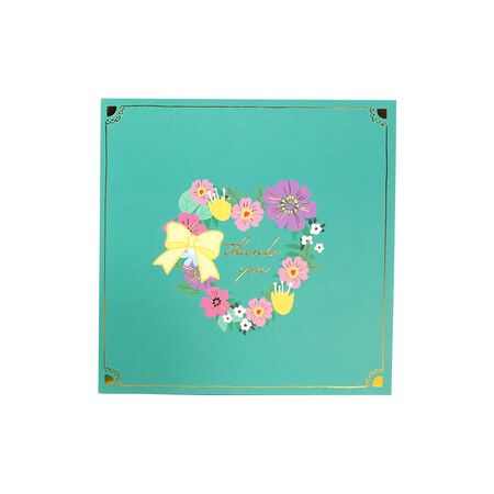 3d Gift Card LOVE Flower