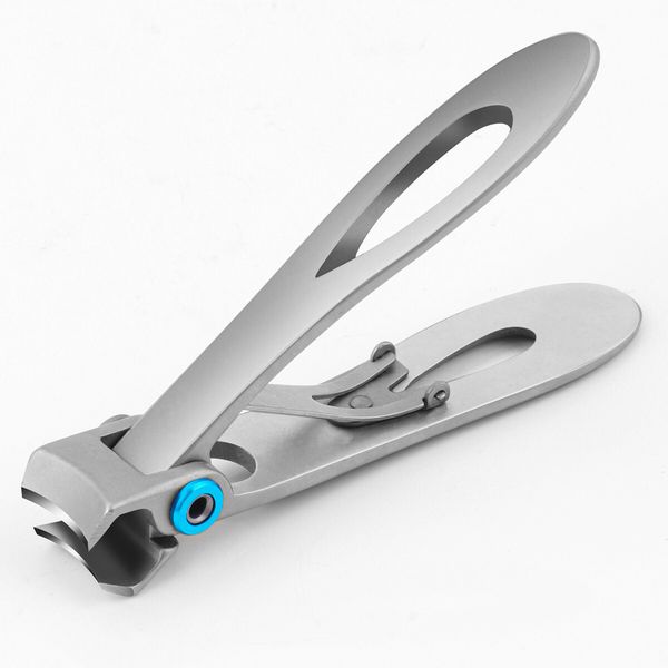 Toenail Clippers for Seniors Thick Toenails, Heavy Duty Nail Clippers 15mm Wide Jaw Opening, Silver Colour