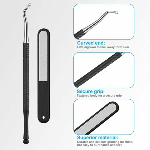 Thick Toenail Clippers, Toe Nail Clippers for Ingrown, Thick, Seniors Toenail