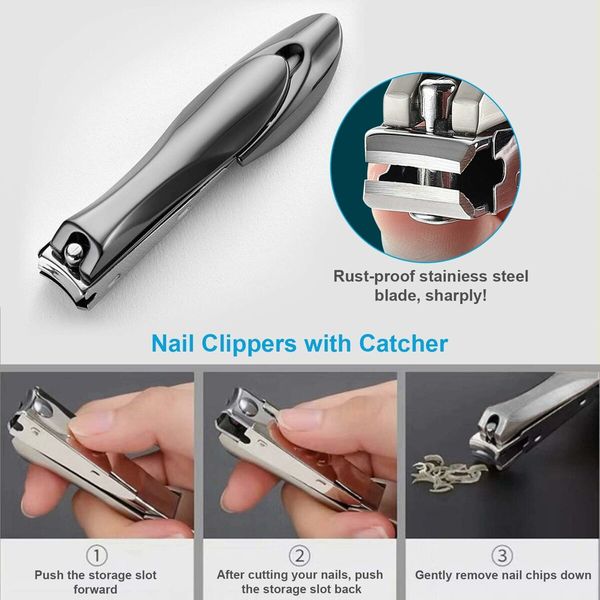 Thick Toenail Clippers, Toe Nail Clippers for Ingrown, Thick, Seniors Toenail