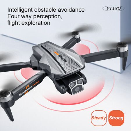 5G GPS Three-Camera Brushless Drone Optical Flow Positioning Four-Sided Obstacle Avoidance With 2 Batteries