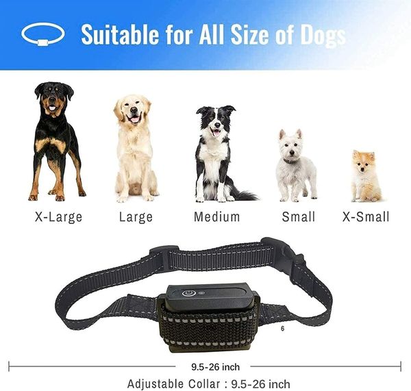 1000M Range Anti Barking and Remote Dog Training Collar,Rechargeable with Sound,Vibration,Shock (For 2 Dogs)