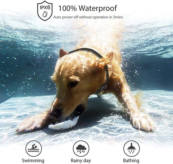 1000M Range Anti Barking and Remote Dog Training Collar,Rechargeable with Sound,Vibration,Shock (For 2 Dogs)