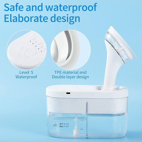 Water Powered Ear Cleaner,Electric Ear Wax Removal Kit,Ear Irrigation Kit with Sewage System and 4 Clean Mode,Safe and Effective Earwax Removal Kit