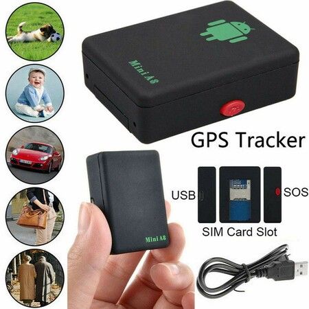 Mini A8 GSM/GPRS/LBS Tracker Locator Car Kid Global Tracking Device Anti-Theft Outdoor for Vehicles,Car,Kids,Elderly,Child,Pets,Motorcycles