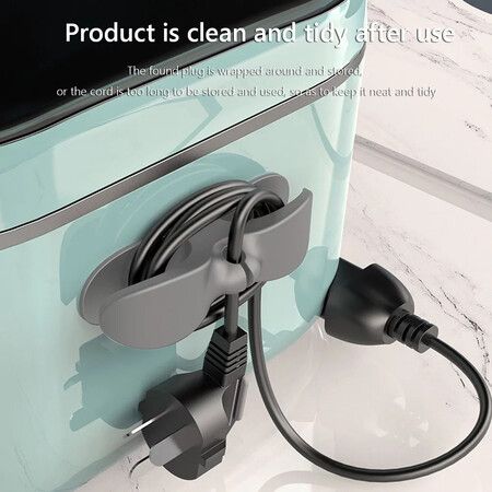 4pc Electrical Cord Winder Kitchen Storage,Household No-punch Plug Fixed Power Cord Organizer,Home Organizing Storage Tool