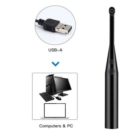 Dental Oral Camera For Pc iOS Android,Wireless Intraoral Endoscope Dental Camera 3 in 1 USB Dental Care Endoscope Dental Magnifier