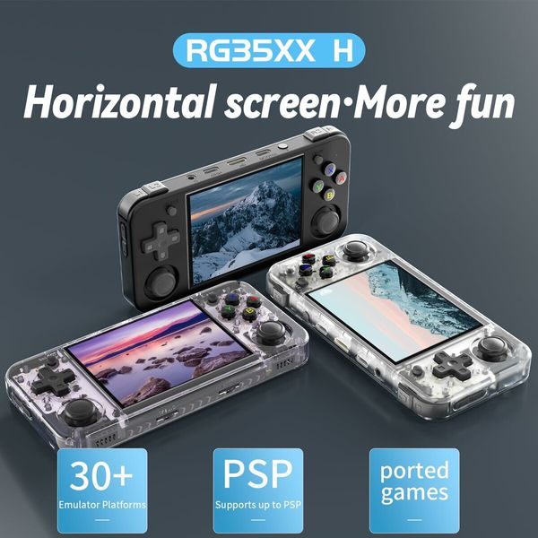 5500+ Classic Games Retro Console with 3.5 Inch IPS Screen 3300mAh Battery 64GB TF Card Built-in HDTV WiFi Bluetooth White