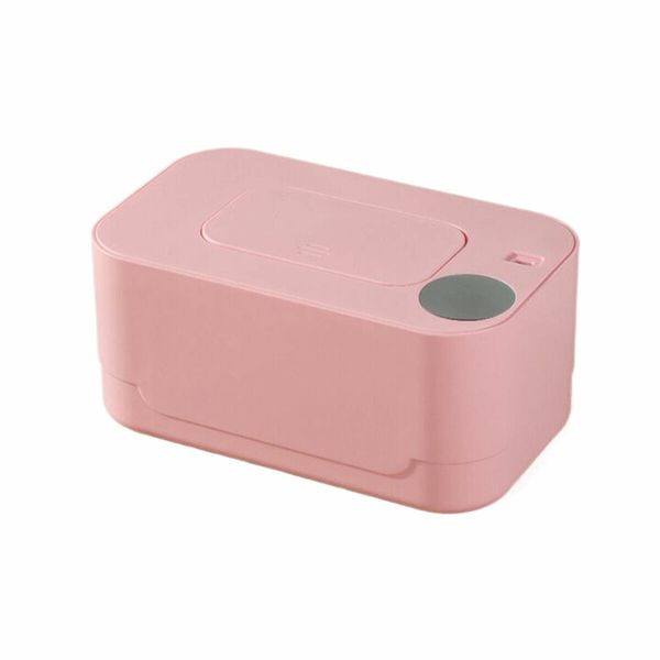 Wipe Warmer Heater Large Capacity Smart Wet Wipes Warmer,Adjustable Temperature,Pink