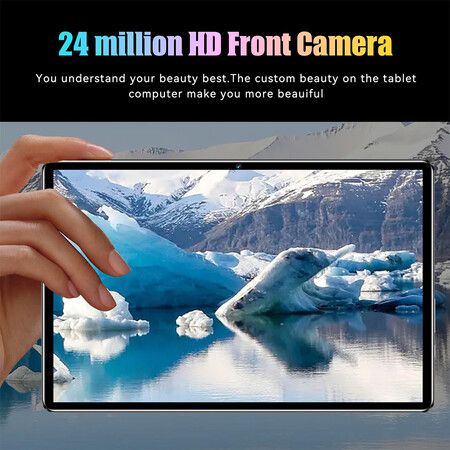 10.1 inch Android 8 Tablets, 2GB ROM 32GB HD Touchscreen, 4000mAh 5MP Camera, FM GPS Bluetooth, WiFi Tablet (Blue)