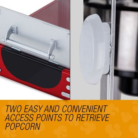 EuroChef Popcorn Machine - Popper Popping Classic Cooker Microwave