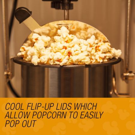 EuroChef Popcorn Machine - Popper Popping Classic Cooker Microwave