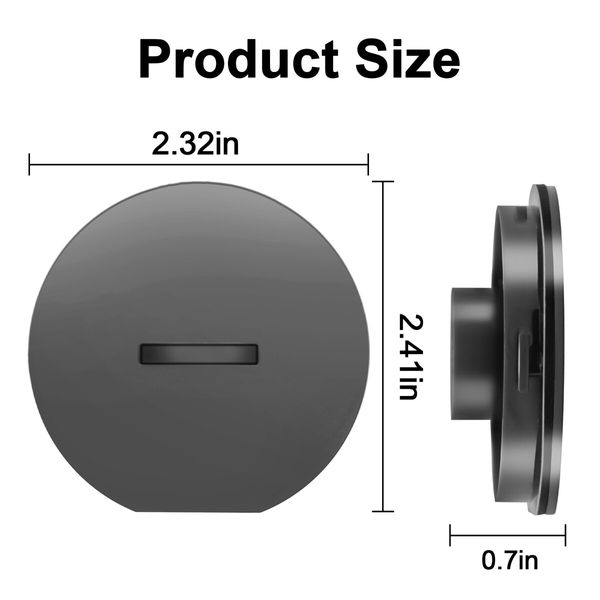 Roller Brush Bar End Cap Cover for Dyson V7 V8 V10 V11 V15 Direct Drive Motor Head Vacuum Cleaner Side Replacement Parts, 1 Pack