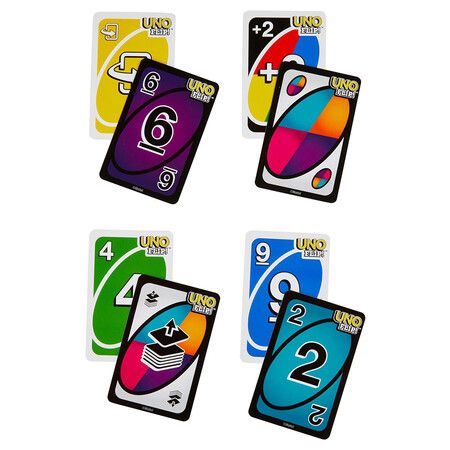 UNO FLIP, Family Card Game, with 108 Cards, Makes a Great Gift for 7 Year Olds and Up