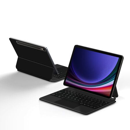 Magic Keyboard for Samsung Galaxy Tab S9 FE S8 S7 11 Inch Magnetic Keyboard Case Floating Cantilever Stand