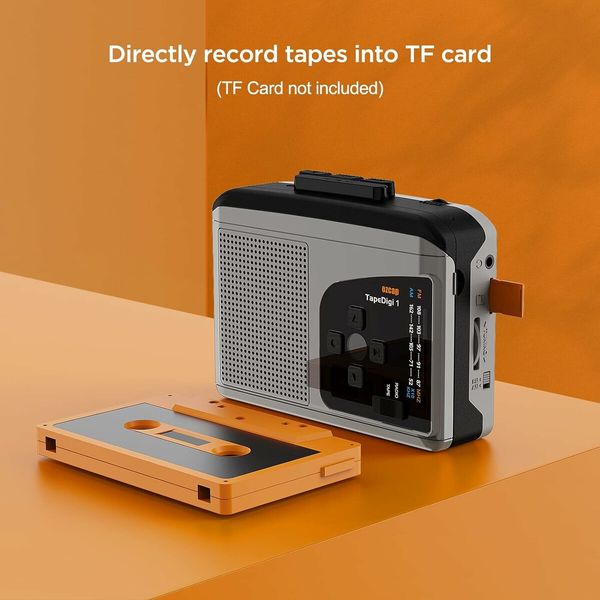 Portable Cassette Players and Recorders, AM FM Radio Walkman Cassette Player Convert to MP3