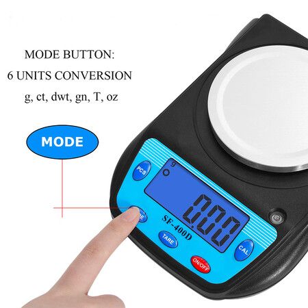 Digital Lab Scale 600g x 0.01g Precision Electronic Scale LCD Display Analytical Balance Jewelry Scale Scientific Scale 0.01g Accuracy