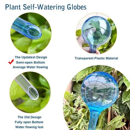 Plant Self-Watering Bulbs,10pcs Self Watering Planter Insert,Flower Automatic Watering Drip Irrigation Device,Indoor Outdoor Garden Self Waterer for Plant