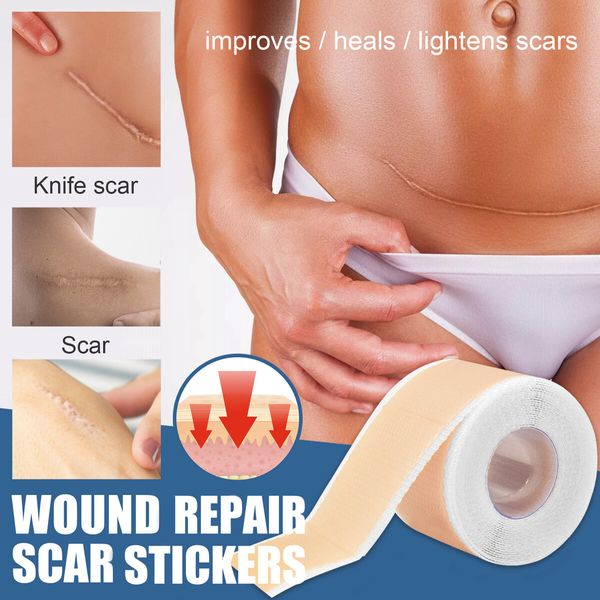 Silicone Scar Sheets, Silicone Scar Tape 4 x 150 cm, Reusable and Effective Scar Removal Sheets, Silicone Scar Removal Sheets