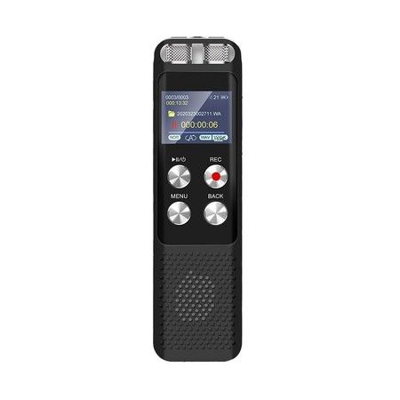 Digital Voice Recorder with Playback, Audio Recording Device for Lectures Meetings, Dictaphone Sound Tape Recorder with Password