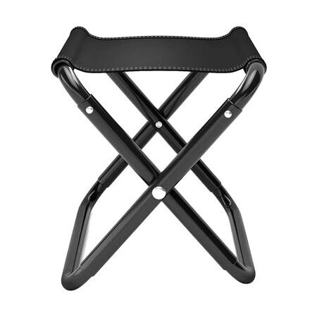 Camping Folding Stool Mini Portable Lightweight Outdoor Collapsible Slacker Chairs for Fishing Camp Traveling Hiking Beach Garden BBQ